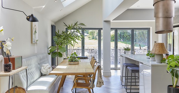 House extension with bifold doors