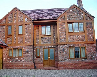 Cream double glazed windows