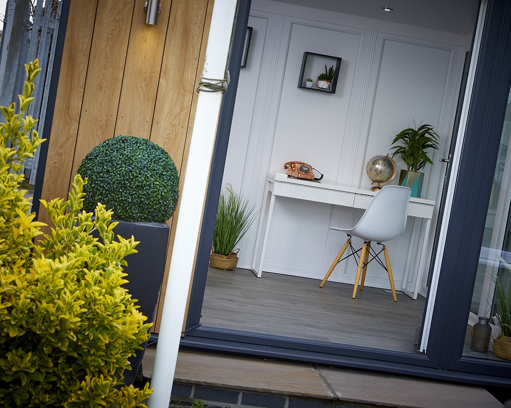 white garden room