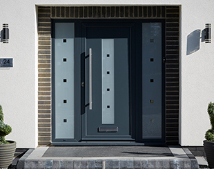 Composite front doors