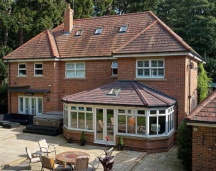 Solid tiled conservatory roof