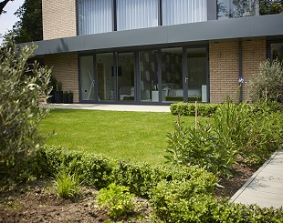 Contemporary grey windows and doors