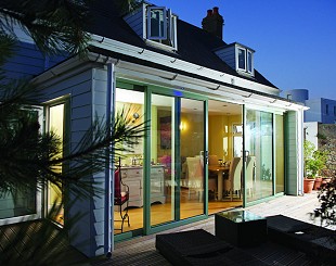 Modern style aluminium conservatory