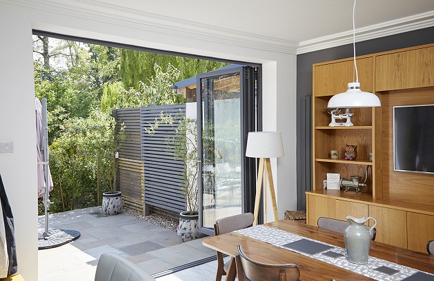 Aluminium bifold doors