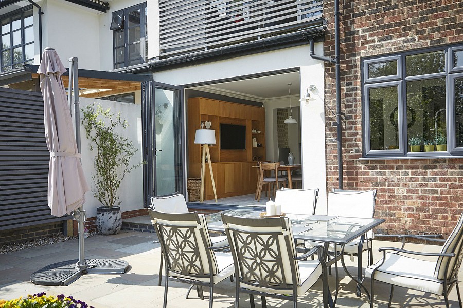 Aluminium bifold doors