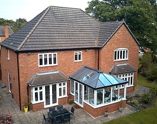 Solid conservatory roof