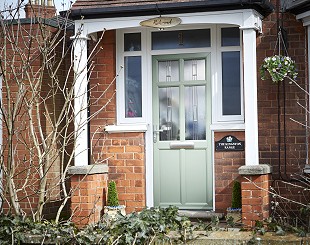 Composite front door