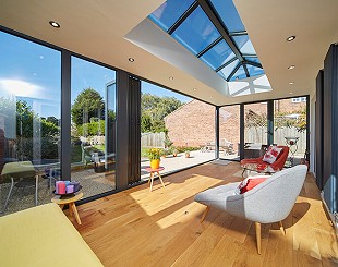 Orangery with lantern roof