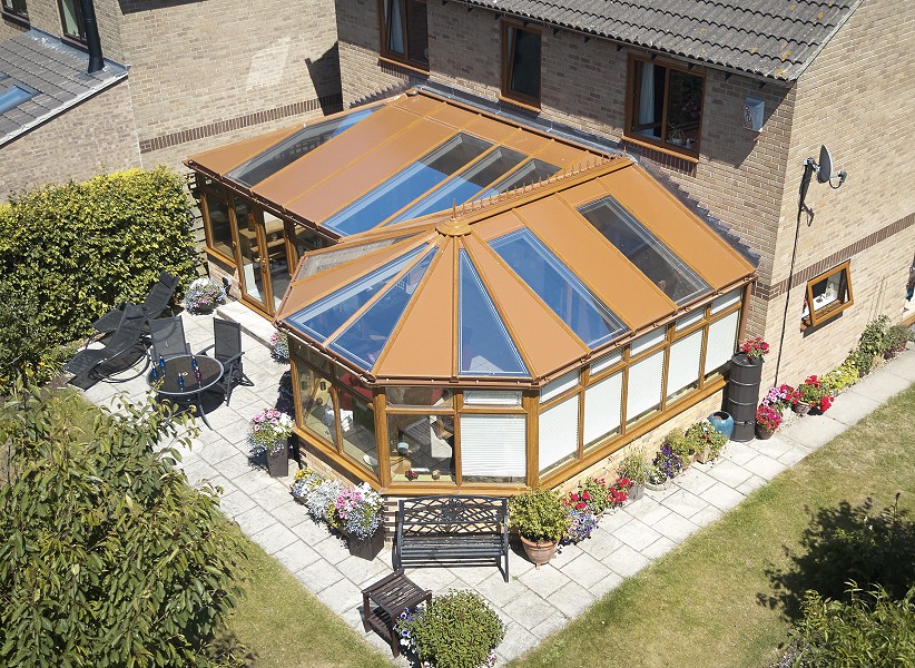 EYG solid tiled conservatory roof