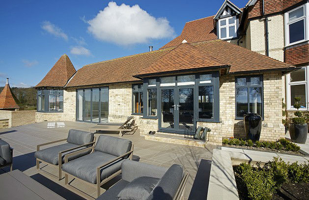 Extension with French doors