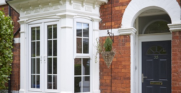 Traditional bay windows