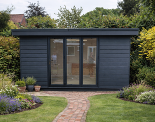 garden rooms, insulated garden room, garden office