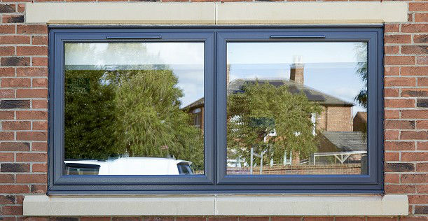 Grey UPVC windows Hull