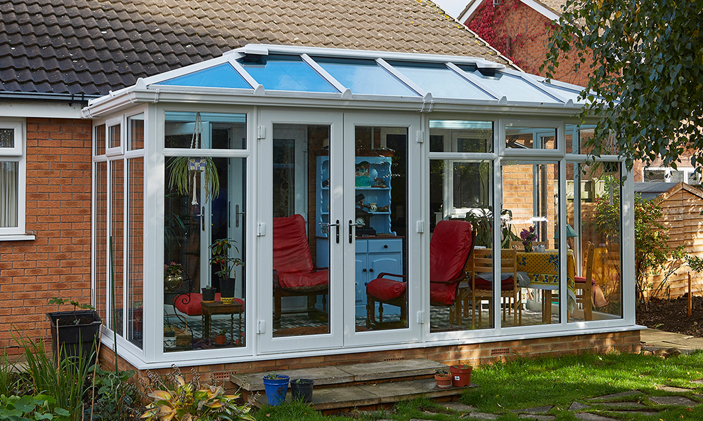Glass conservatory in East Yorkshire