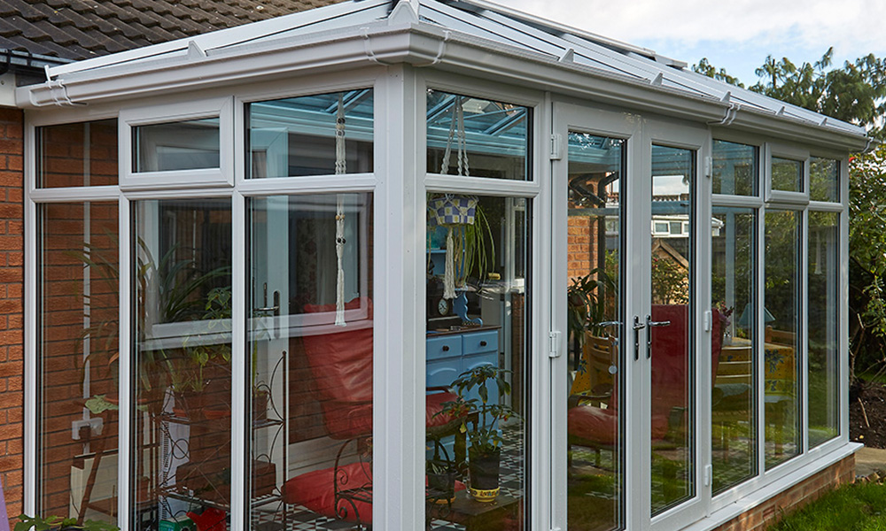 Glass conservatory by EYG