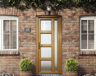 Composite front door