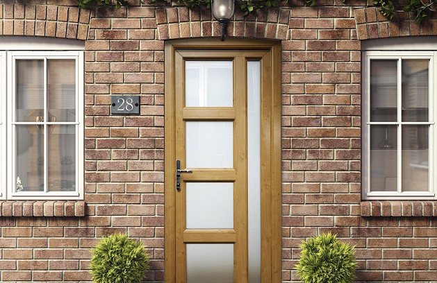 Composite front door