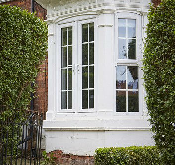 Traditional bay window