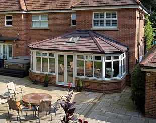 Solid tiled conservatory roof