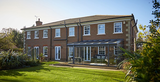 Conservatory with bifold doors