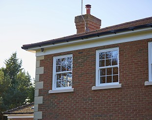 white sliding sash windows