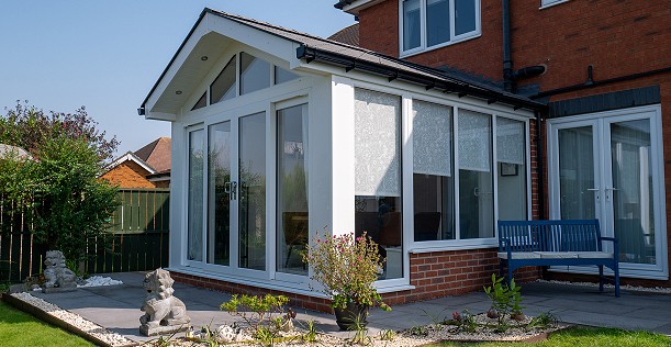 Gable end conservatory