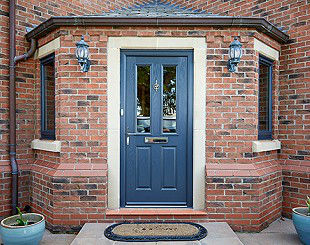 Composite front door