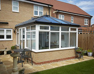 Solid conservatory roof