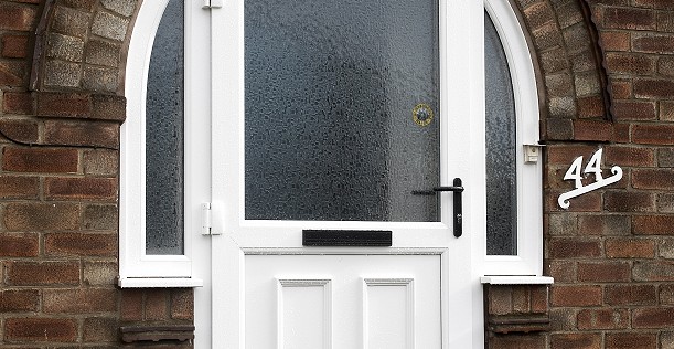 Arched UPVC door