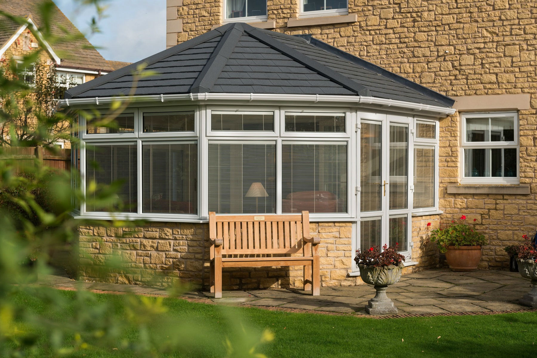 EYG's tiled conservatory roof