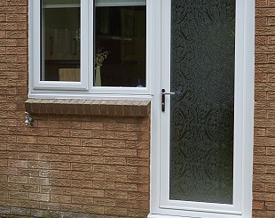 Full glass panel in UPVC back door