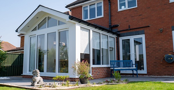 Gable end conservatory