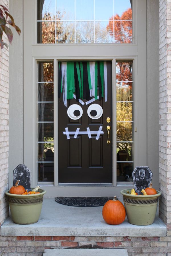 Halloween front door