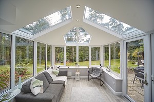Hybrid conservatory roof