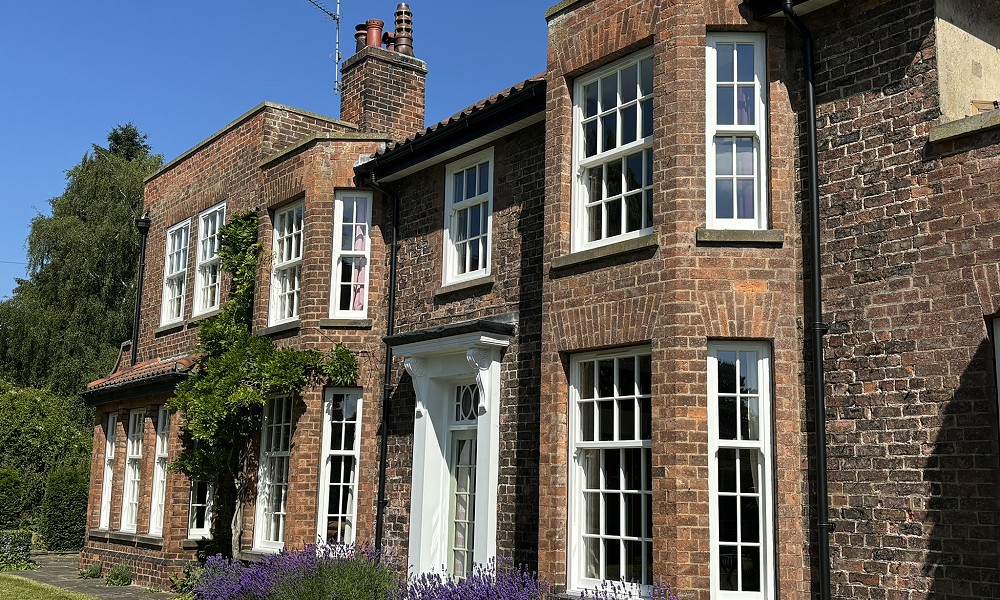 Sliding sash windows traditional property