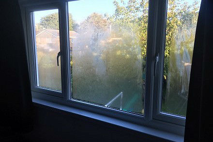Why does double glazing mist up?