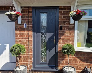 Composite front door