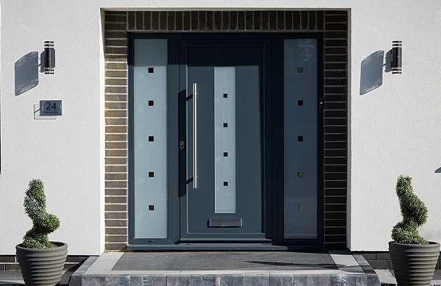 Composite front door