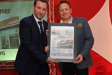 EYG wins prestigious Heart Award for commitment to supporting communities and charities