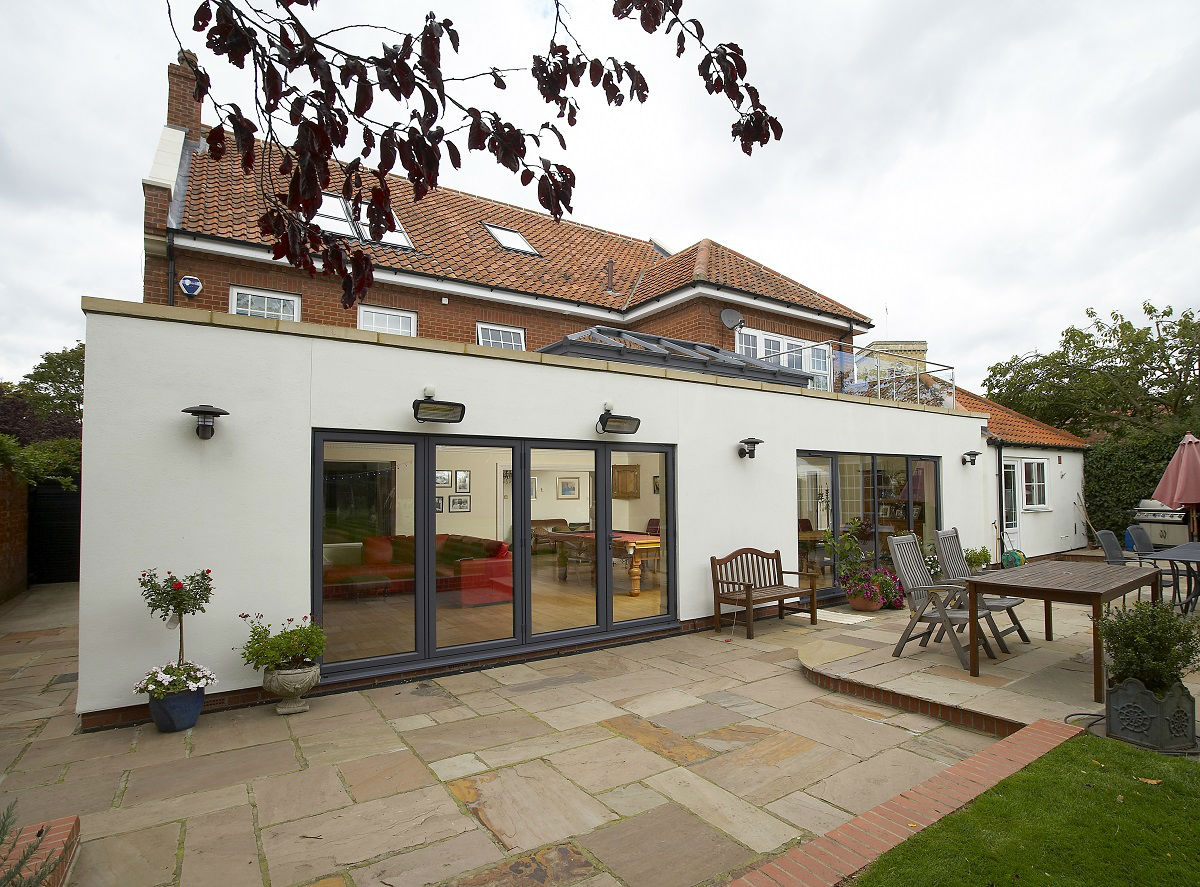 Orangery extension by EYG in Welton