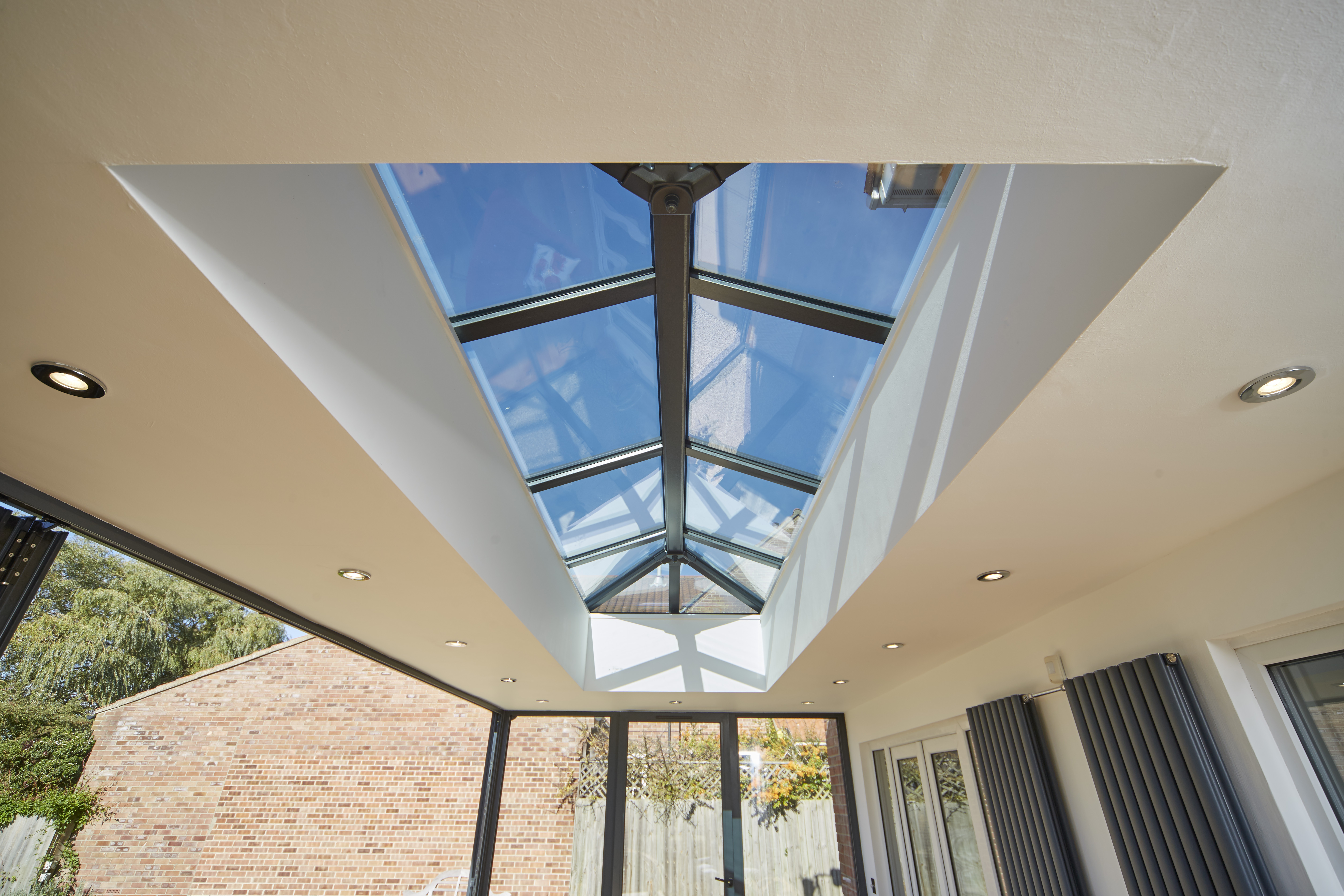 Orangery glass lantern roof