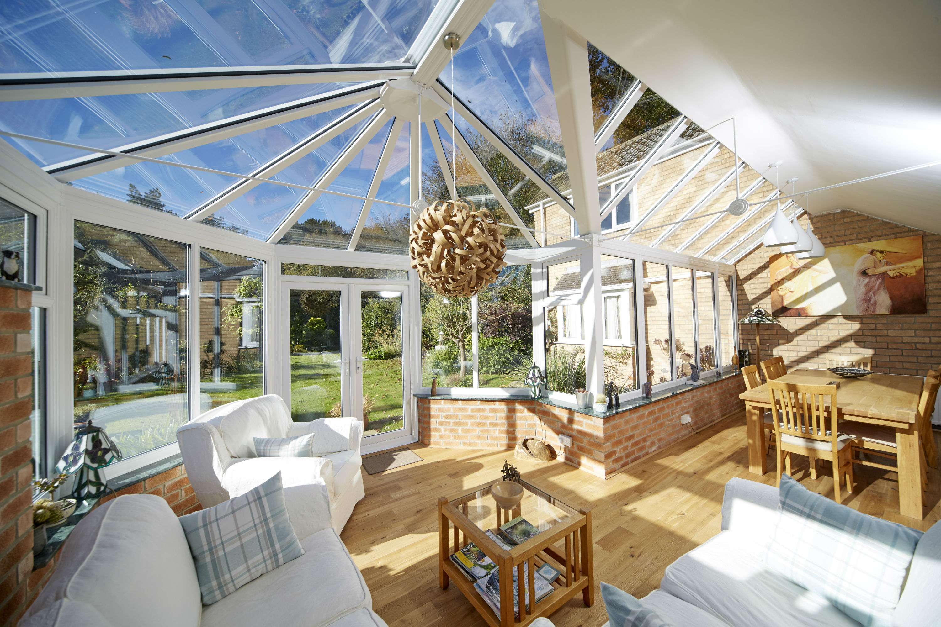 P Shaped Conservatory interior 7