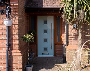 Composite front door