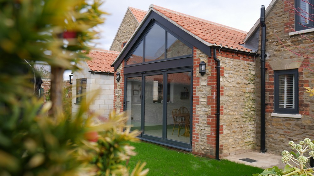 Aluminium bifold doors, aluminium windows