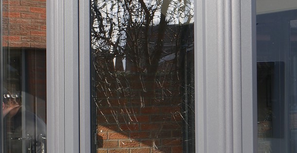 Tilt and turn window on conservatory