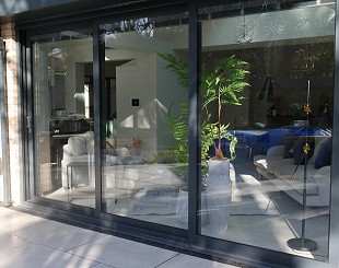 Modern sliding patio doors in Yorkshire