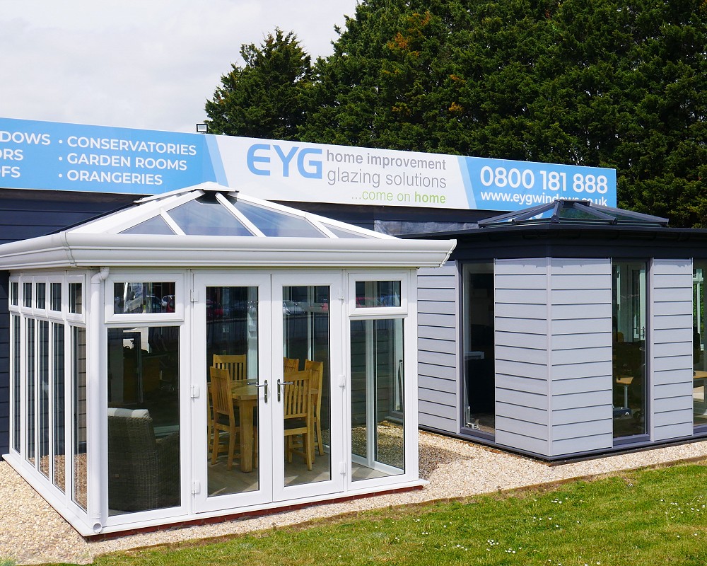 EYG's showroom at Pennells Garden Centre in Lincoln