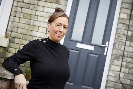 EYG competition winner Helen Broddle says she is delighted with her recently installed composite front and back doors – making her home draft free and much more secure.