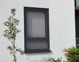 Anthracite grey tilt and turn single window