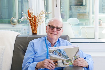 Trevor, 85, returns to work at EYG’s York branch after finding home “unbearable” after his wife’s passing